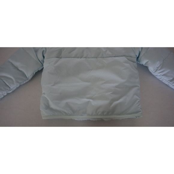 The North Face Sz 12-18 Months Ice Blue Mossbud Swirl Reversible Jacket $100 - Picture 14 of 16